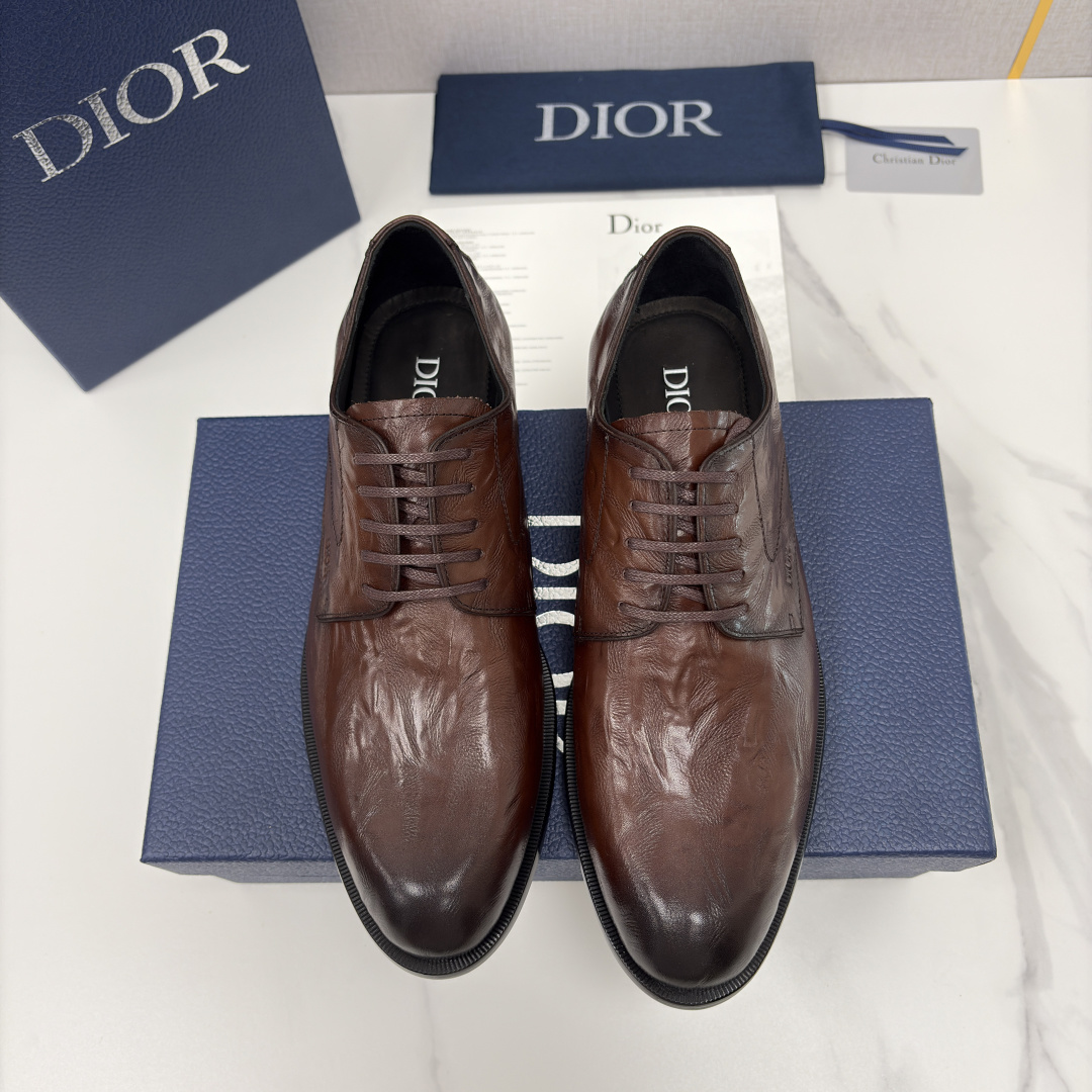 💋💍CD家新品 Dio* 迪-奥 新款男士正装鞋皮鞋， Timeless 德比鞋 官方98800。 这款