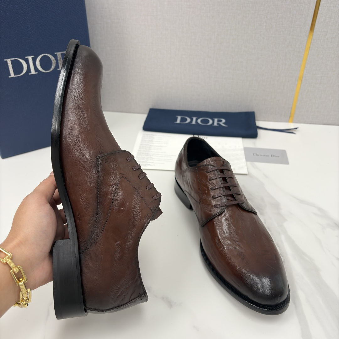 💋💍CD家新品 Dio* 迪-奥 新款男士正装鞋皮鞋， Timeless 德比鞋 官方98800。 这款