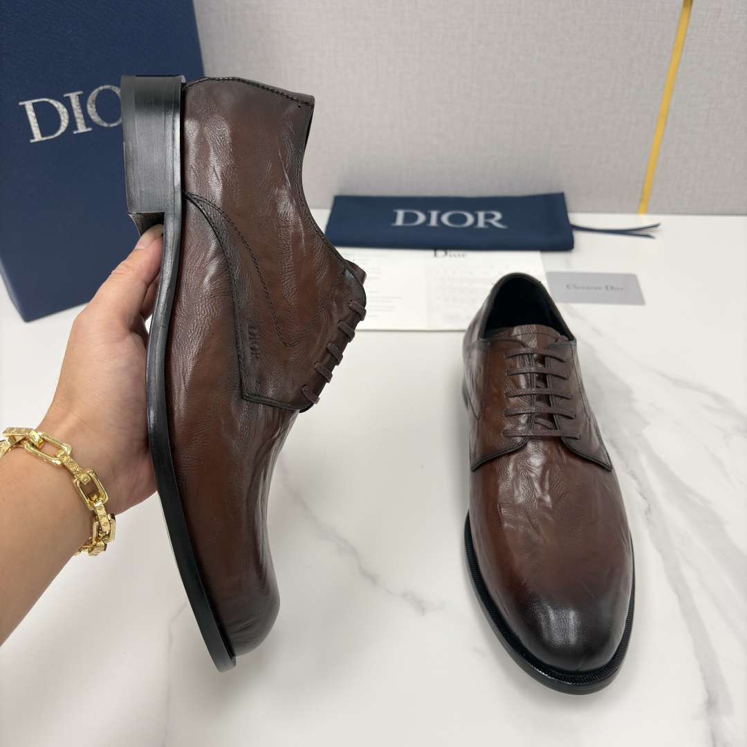 💋💍CD家新品 Dio* 迪-奥 新款男士正装鞋皮鞋， Timeless 德比鞋 官方98800。 这款