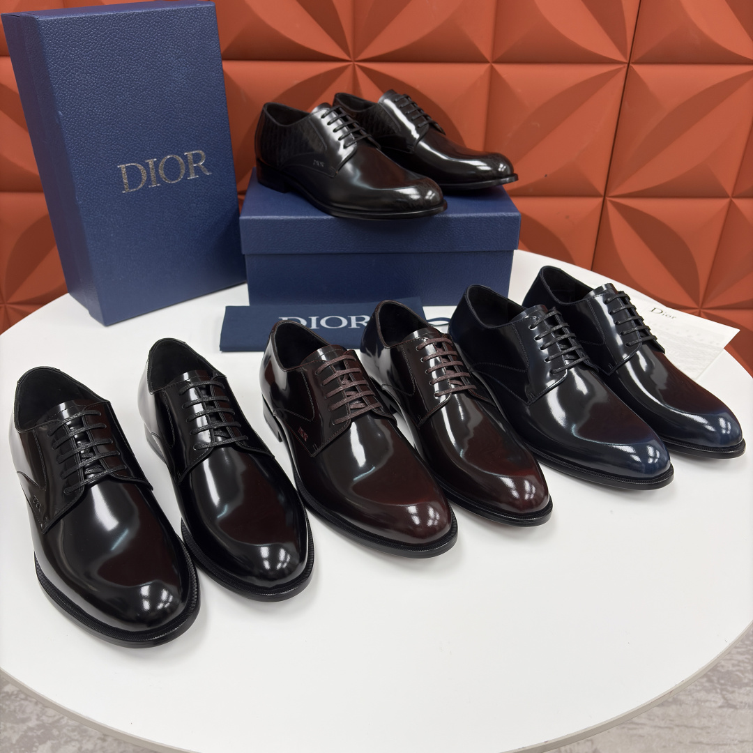 💋💍CD家新品 Dio* 迪-奥 新款男士正装鞋皮鞋， Timeless 德比鞋 官方98800。 这款
