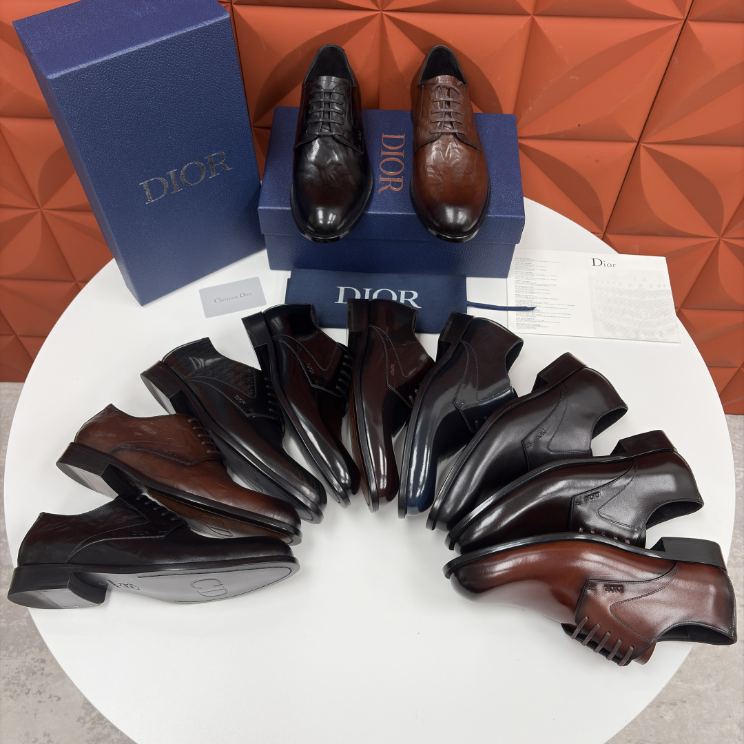 💋💍CD家新品 Dio* 迪-奥 新款男士正装鞋皮鞋， Timeless 德比鞋 官方98800。 这款