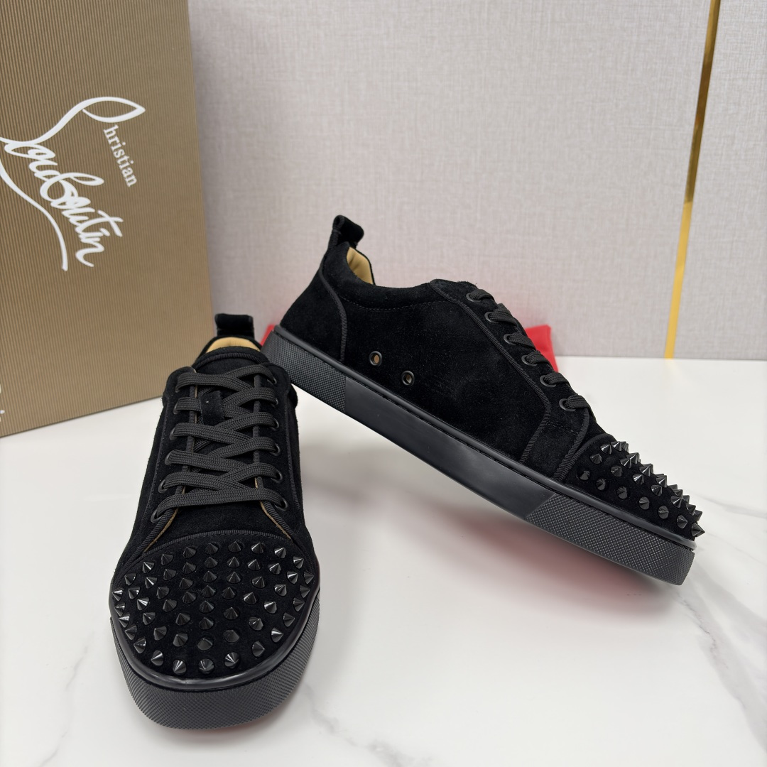💋💍CL家官方同步新品 🆑Christia* Loubouti*（红底鞋） 男士运动鞋板鞋系列 铆钉休闲