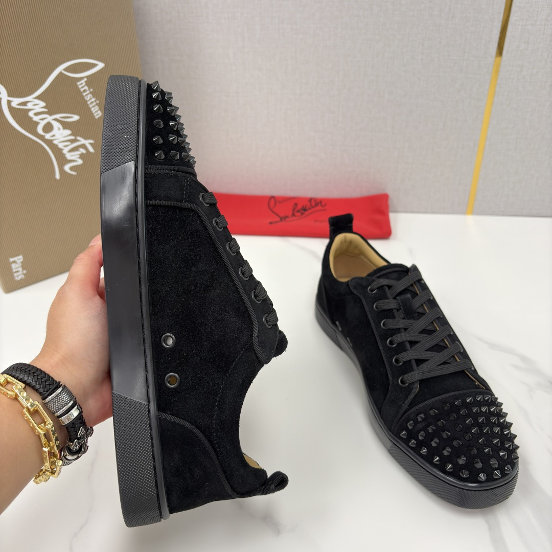 💋💍CL家官方同步新品 🆑Christia* Loubouti*（红底鞋） 男士运动鞋板鞋系列 铆钉休闲