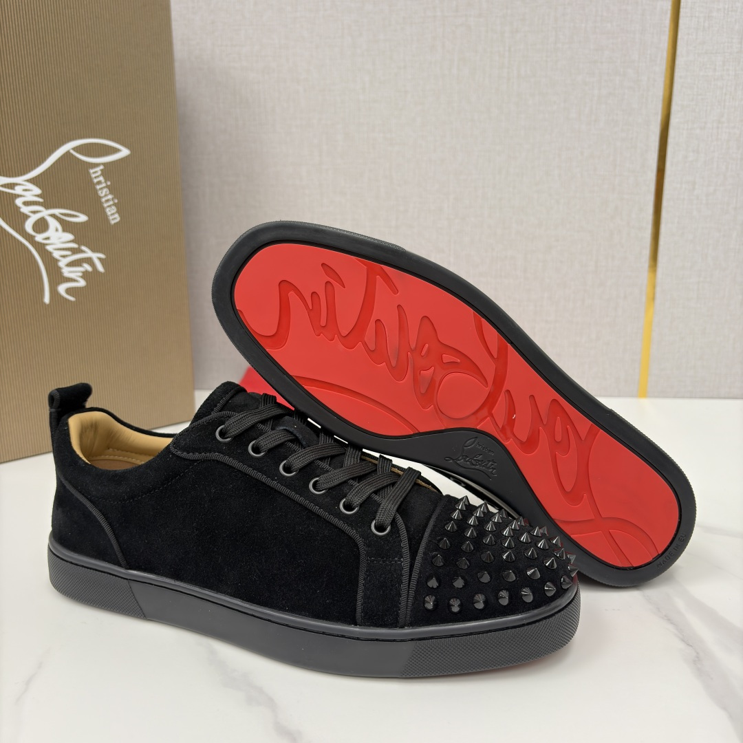 💋💍CL家官方同步新品 🆑Christia* Loubouti*（红底鞋） 男士运动鞋板鞋系列 铆钉休闲