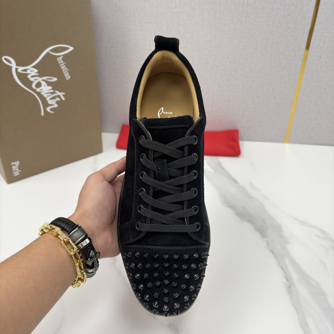 💋💍CL家官方同步新品 🆑Christia* Loubouti*（红底鞋） 男士运动鞋板鞋系列 铆钉休闲