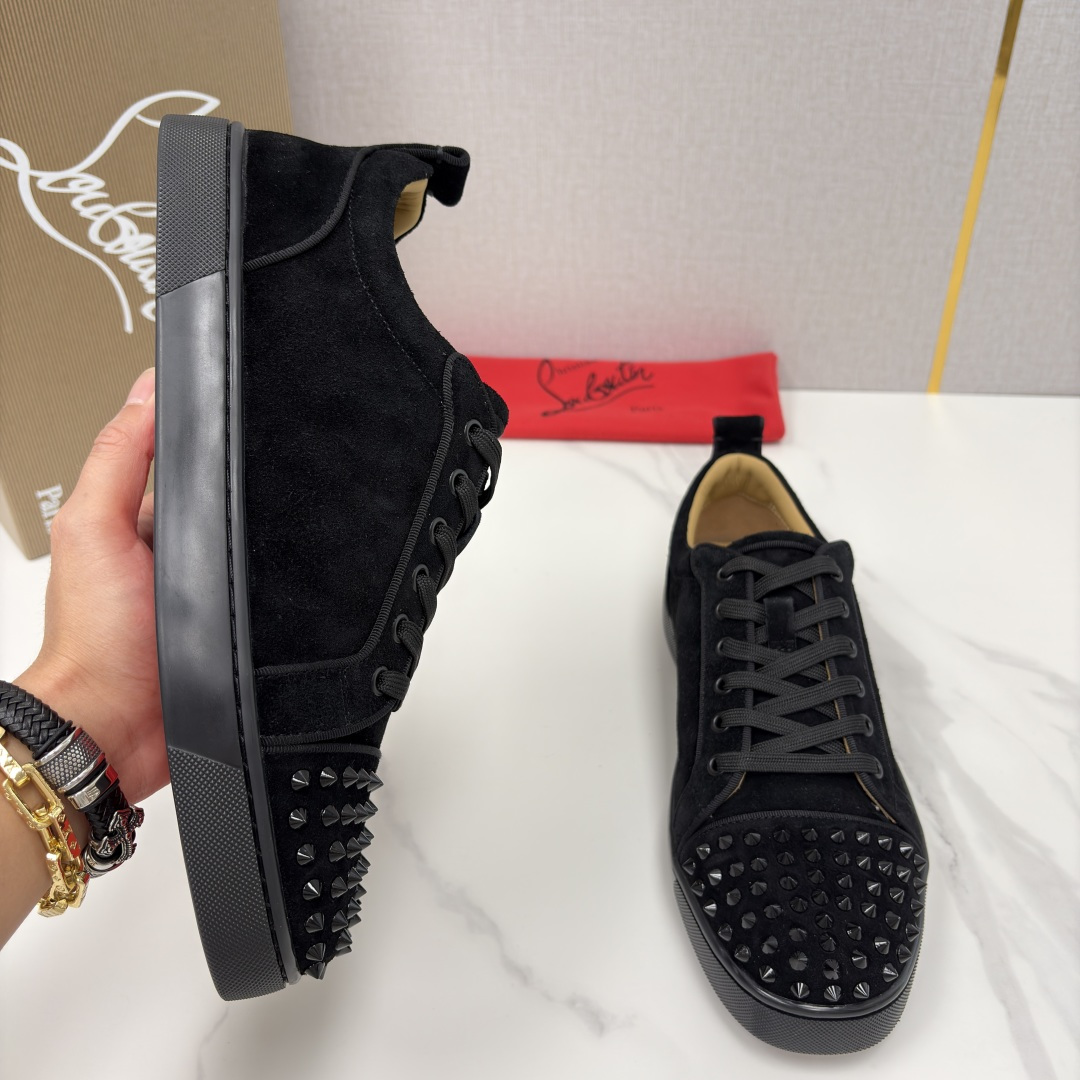 💋💍CL家官方同步新品 🆑Christia* Loubouti*（红底鞋） 男士运动鞋板鞋系列 铆钉休闲
