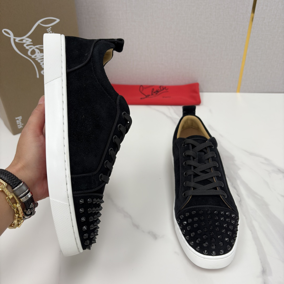 💋💍CL家官方同步新品 🆑Christia* Loubouti*（红底鞋） 男士运动鞋板鞋系列 铆钉休闲