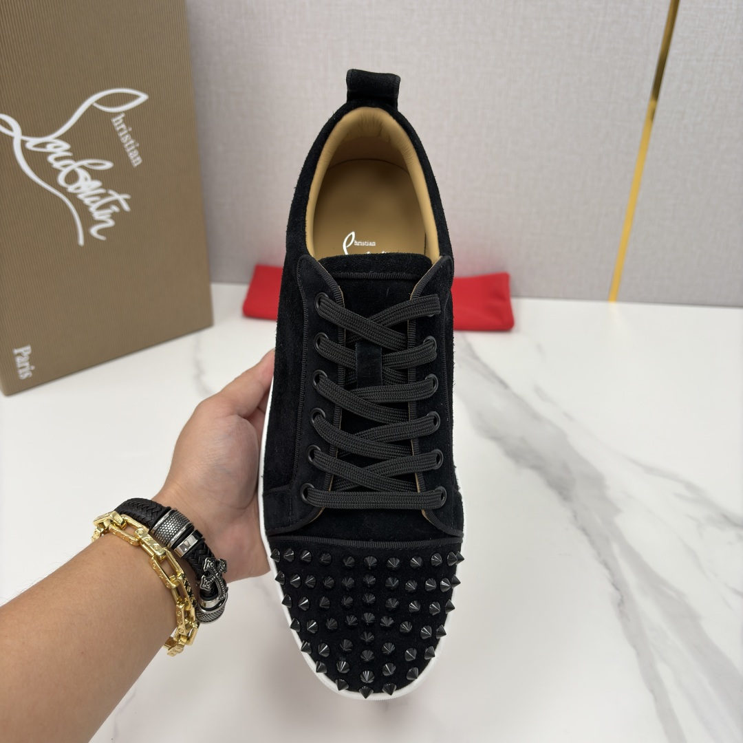 💋💍CL家官方同步新品 🆑Christia* Loubouti*（红底鞋） 男士运动鞋板鞋系列 铆钉休闲