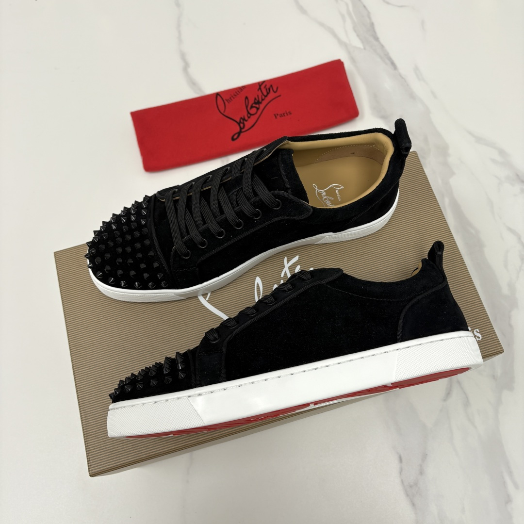 💋💍CL家官方同步新品 🆑Christia* Loubouti*（红底鞋） 男士运动鞋板鞋系列 铆钉休闲