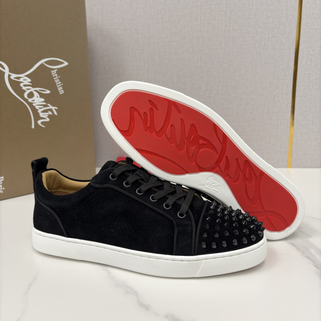 💋💍CL家官方同步新品 🆑Christia* Loubouti*（红底鞋） 男士运动鞋板鞋系列 铆钉休闲