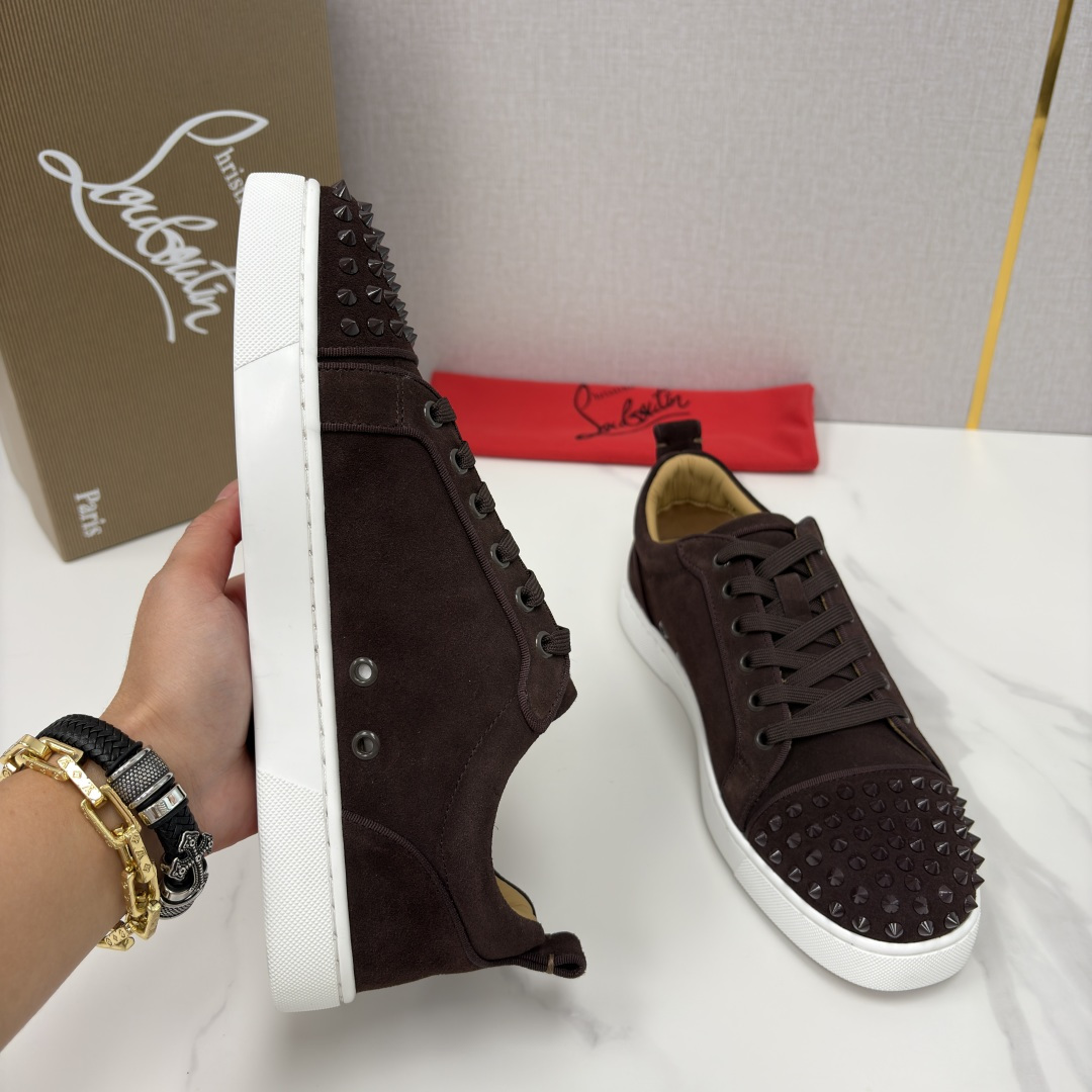 💋💍CL家官方同步新品 🆑Christia* Loubouti*（红底鞋） 男士运动鞋板鞋系列 铆钉休闲