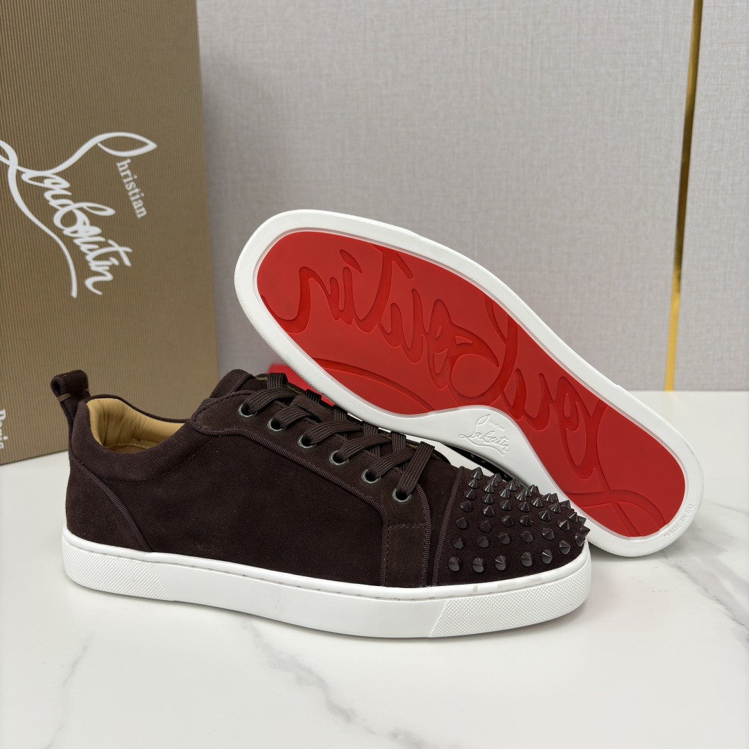 💋💍CL家官方同步新品 🆑Christia* Loubouti*（红底鞋） 男士运动鞋板鞋系列 铆钉休闲
