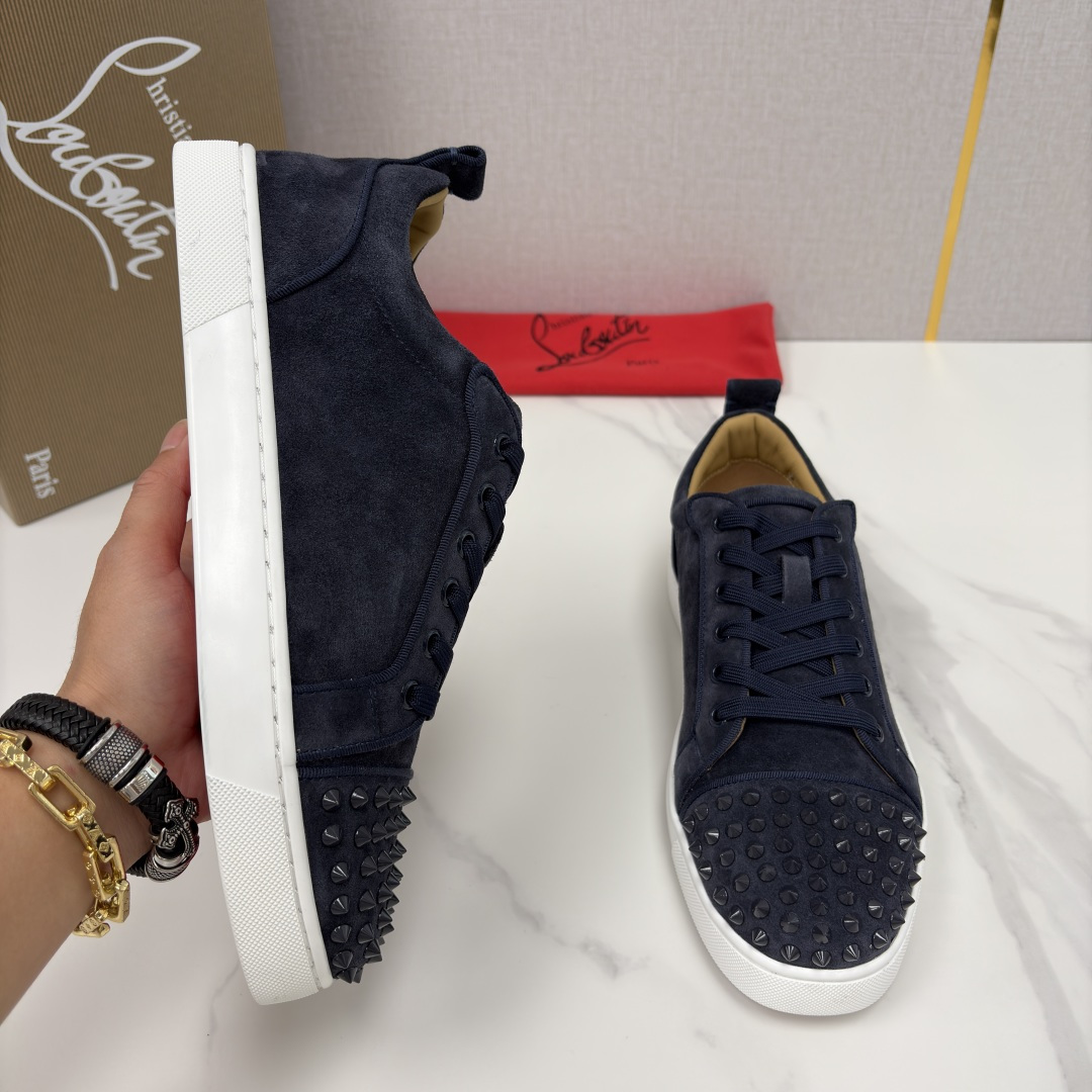 💋💍CL家官方同步新品 🆑Christia* Loubouti*（红底鞋） 男士运动鞋板鞋系列 铆钉休闲