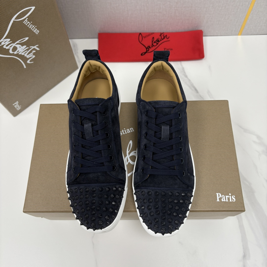 💋💍CL家官方同步新品 🆑Christia* Loubouti*（红底鞋） 男士运动鞋板鞋系列 铆钉休闲
