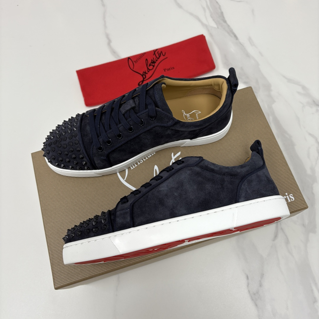 💋💍CL家官方同步新品 🆑Christia* Loubouti*（红底鞋） 男士运动鞋板鞋系列 铆钉休闲
