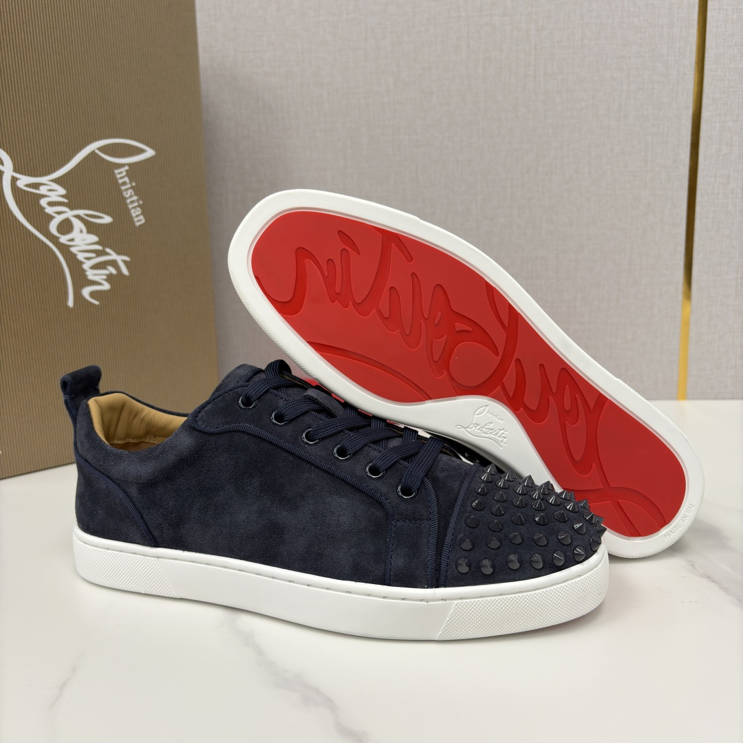 💋💍CL家官方同步新品 🆑Christia* Loubouti*（红底鞋） 男士运动鞋板鞋系列 铆钉休闲