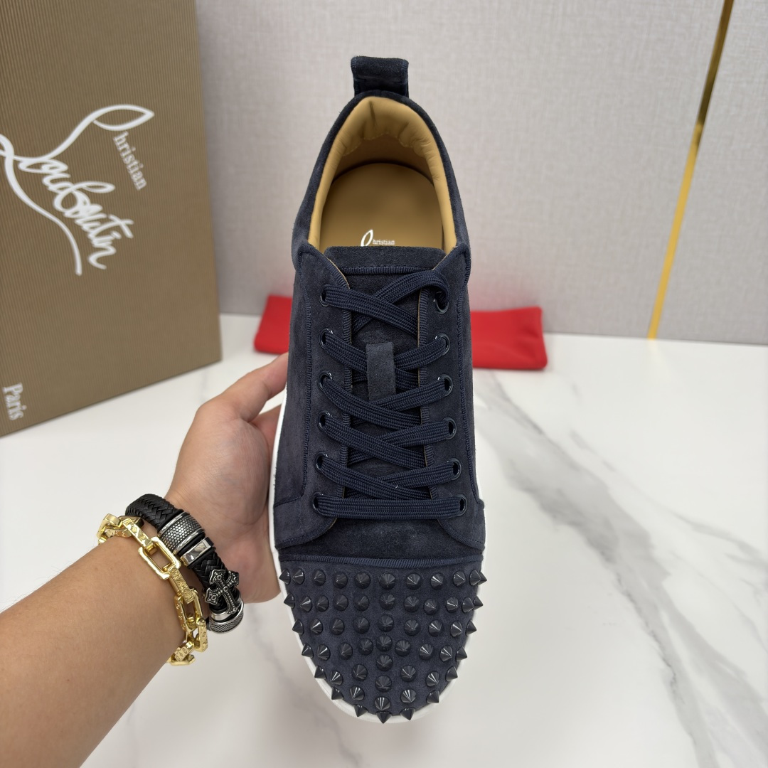 💋💍CL家官方同步新品 🆑Christia* Loubouti*（红底鞋） 男士运动鞋板鞋系列 铆钉休闲