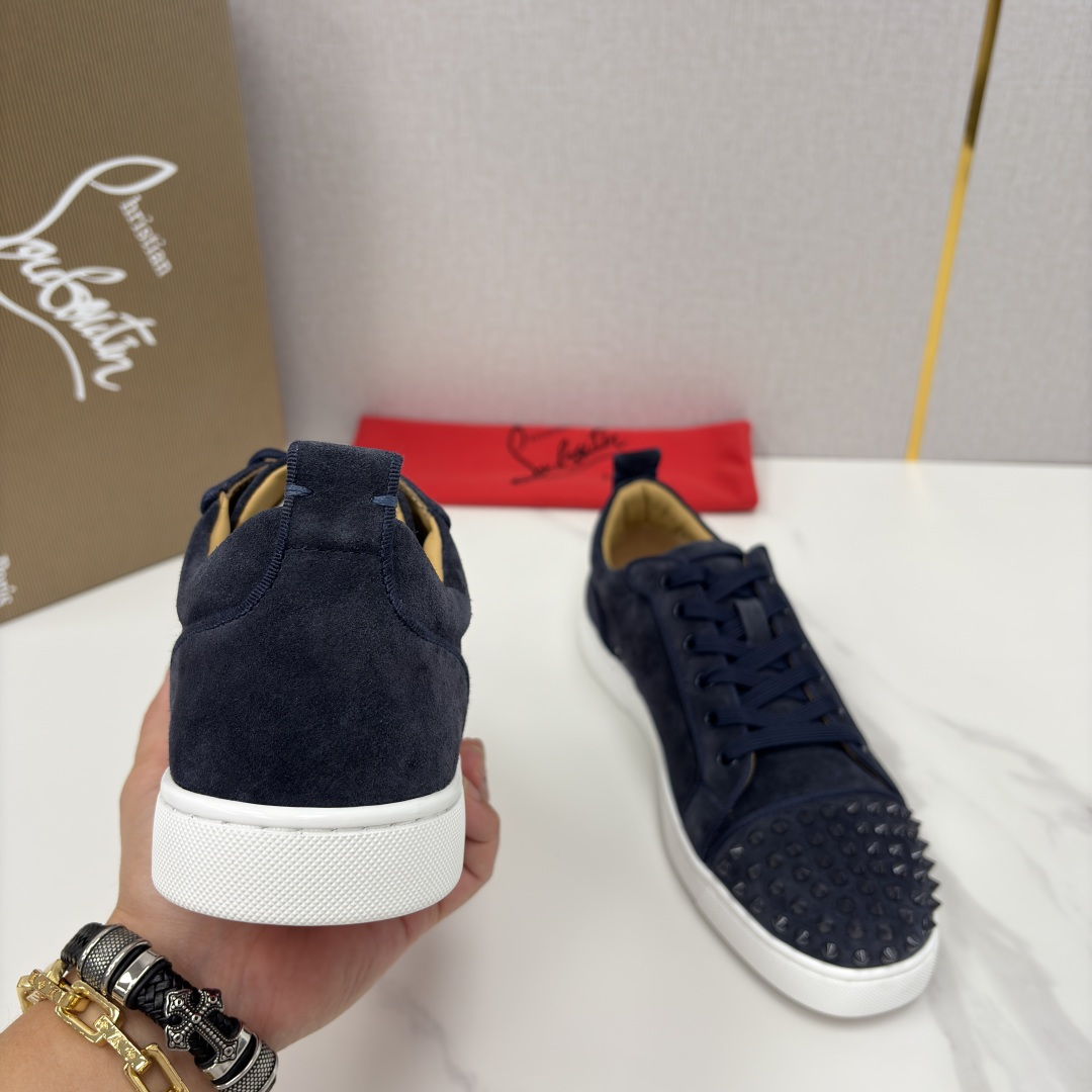 💋💍CL家官方同步新品 🆑Christia* Loubouti*（红底鞋） 男士运动鞋板鞋系列 铆钉休闲