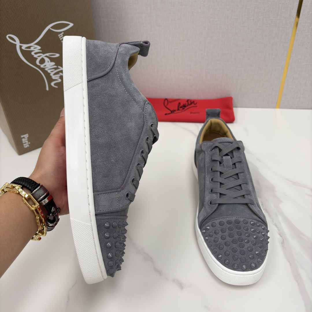 💋💍CL家官方同步新品 🆑Christia* Loubouti*（红底鞋） 男士运动鞋板鞋系列 铆钉休闲