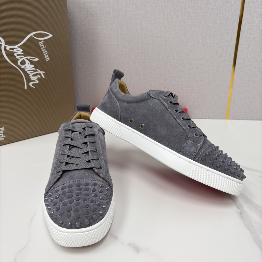 💋💍CL家官方同步新品 🆑Christia* Loubouti*（红底鞋） 男士运动鞋板鞋系列 铆钉休闲