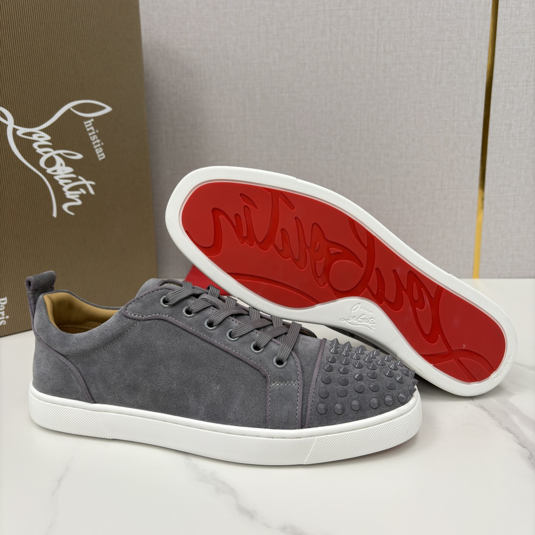 💋💍CL家官方同步新品 🆑Christia* Loubouti*（红底鞋） 男士运动鞋板鞋系列 铆钉休闲