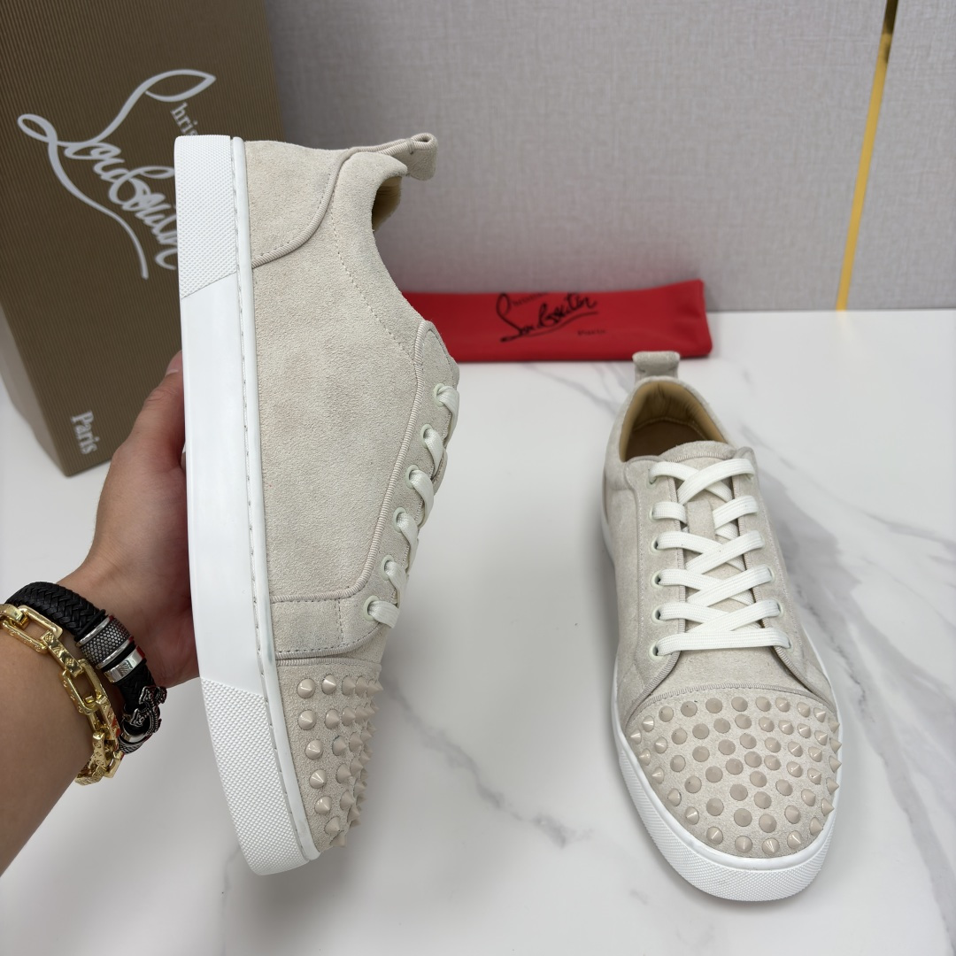💋💍CL家官方同步新品 🆑Christia* Loubouti*（红底鞋） 男士运动鞋板鞋系列 铆钉休闲