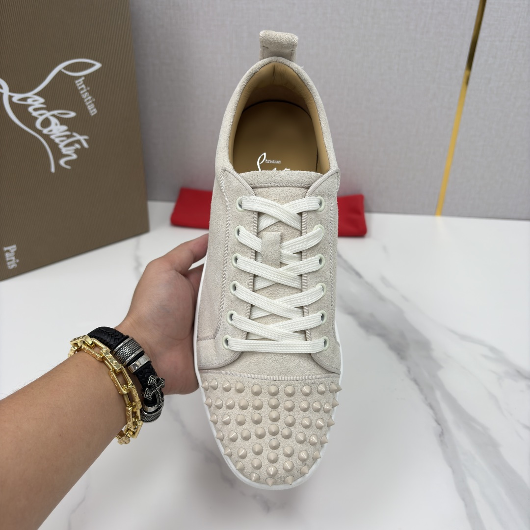 💋💍CL家官方同步新品 🆑Christia* Loubouti*（红底鞋） 男士运动鞋板鞋系列 铆钉休闲