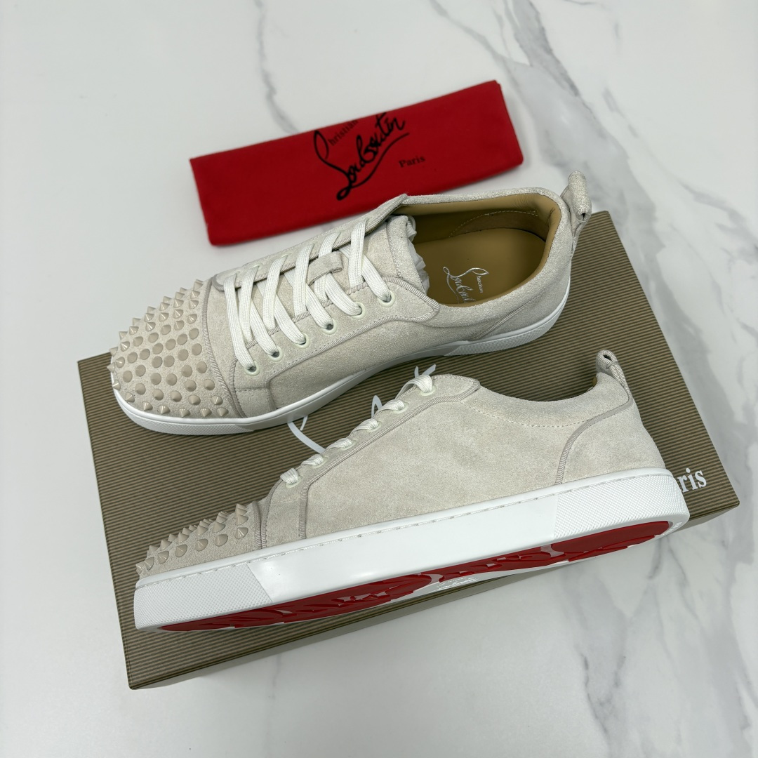 💋💍CL家官方同步新品 🆑Christia* Loubouti*（红底鞋） 男士运动鞋板鞋系列 铆钉休闲