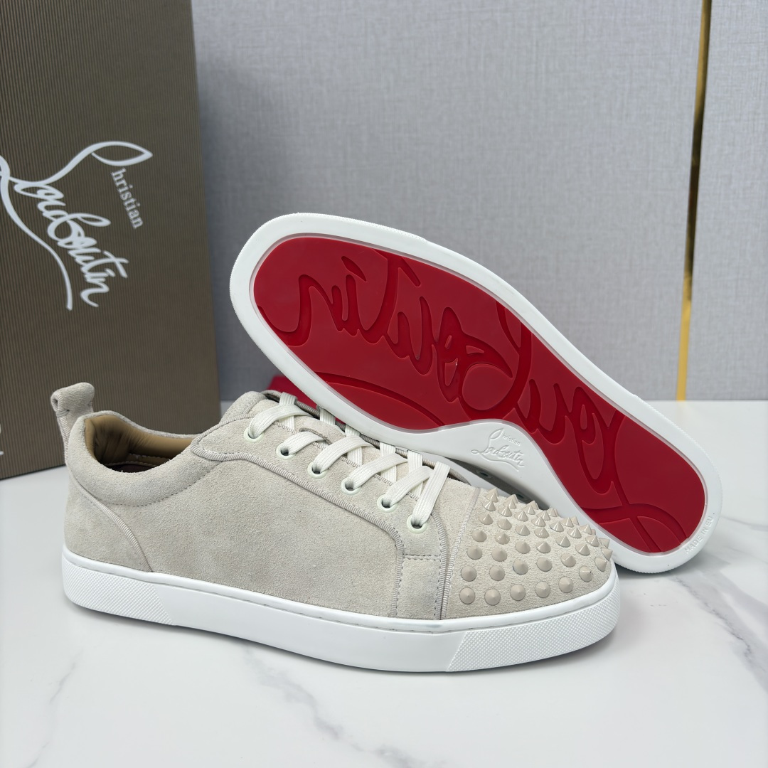 💋💍CL家官方同步新品 🆑Christia* Loubouti*（红底鞋） 男士运动鞋板鞋系列 铆钉休闲