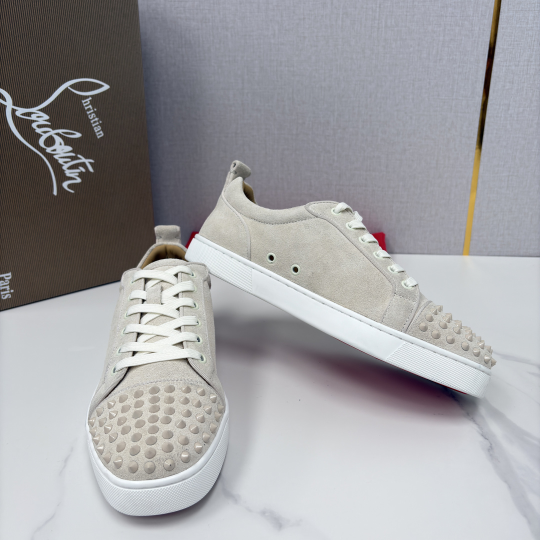 💋💍CL家官方同步新品 🆑Christia* Loubouti*（红底鞋） 男士运动鞋板鞋系列 铆钉休闲