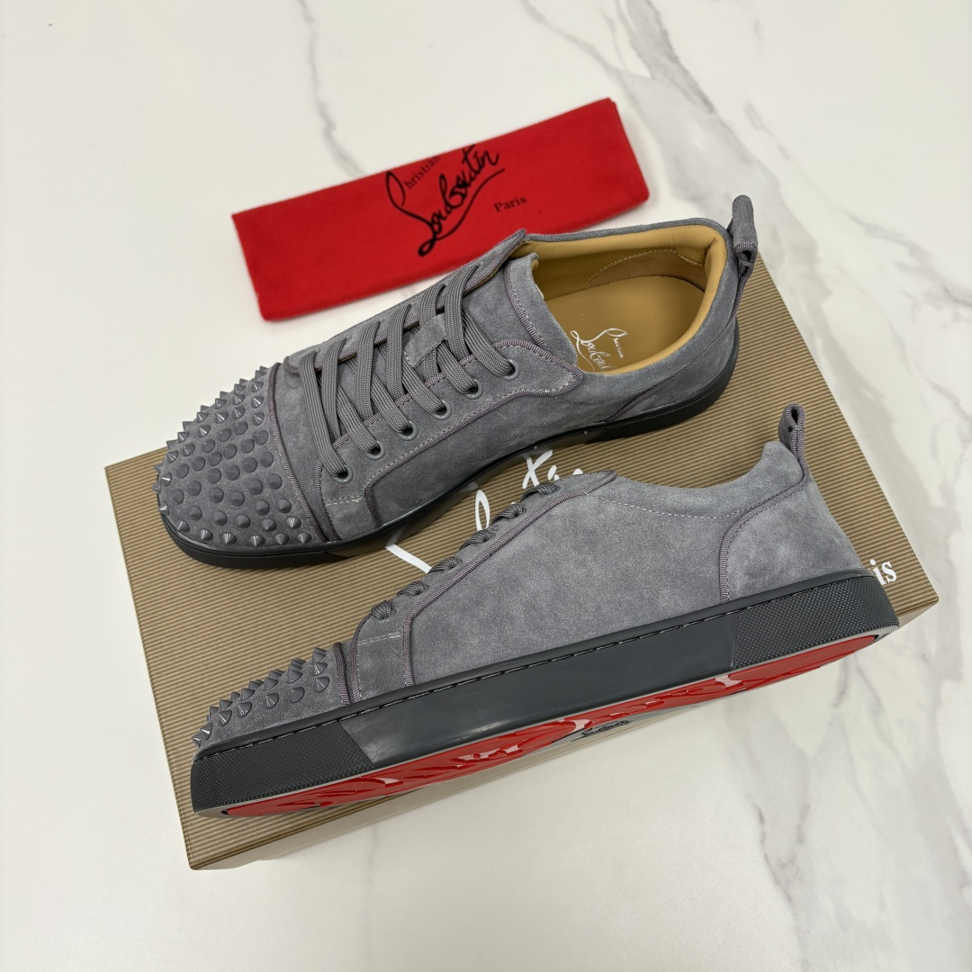 💋💍CL家官方同步新品 🆑Christia* Loubouti*（红底鞋） 男士运动鞋板鞋系列 铆钉休闲