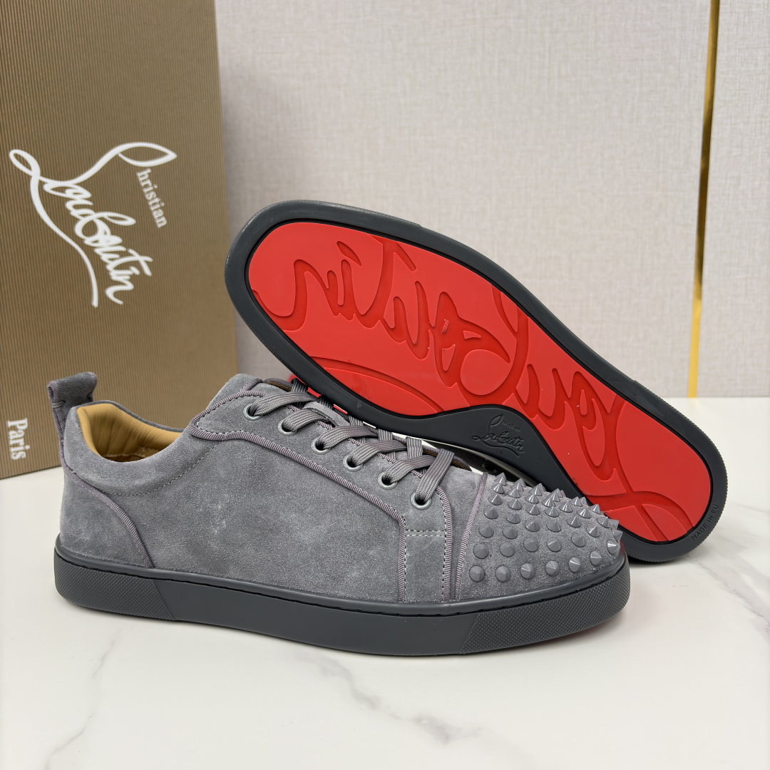 💋💍CL家官方同步新品 🆑Christia* Loubouti*（红底鞋） 男士运动鞋板鞋系列 铆钉休闲