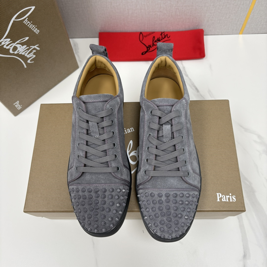 💋💍CL家官方同步新品 🆑Christia* Loubouti*（红底鞋） 男士运动鞋板鞋系列 铆钉休闲
