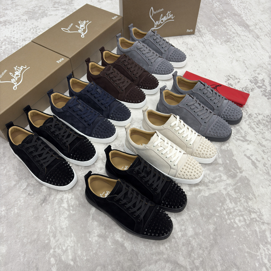💋💍CL家官方同步新品 🆑Christia* Loubouti*（红底鞋） 男士运动鞋板鞋系列 铆钉休闲