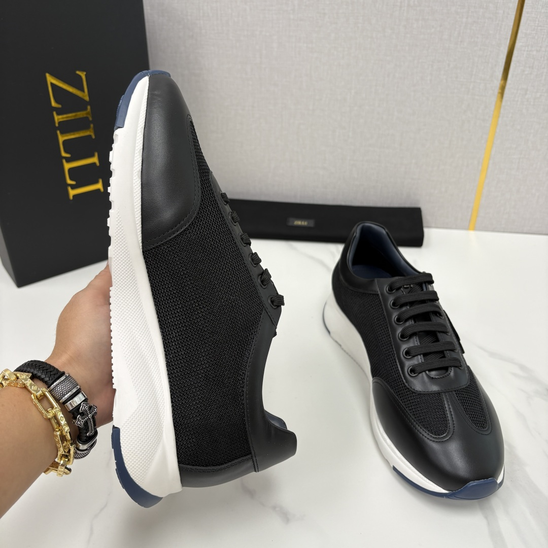 💋💍ZL家新品 Zill* 兹-利 是1970创立的法国高奢男装品牌 轻奢运动休闲鞋 | 高定质感的“通