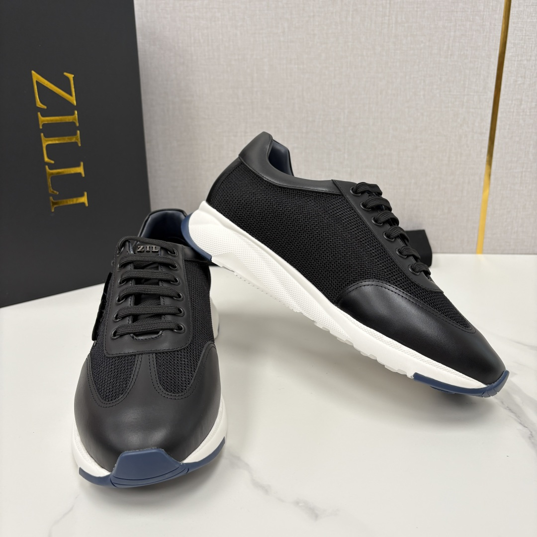 💋💍ZL家新品 Zill* 兹-利 是1970创立的法国高奢男装品牌 轻奢运动休闲鞋 | 高定质感的“通