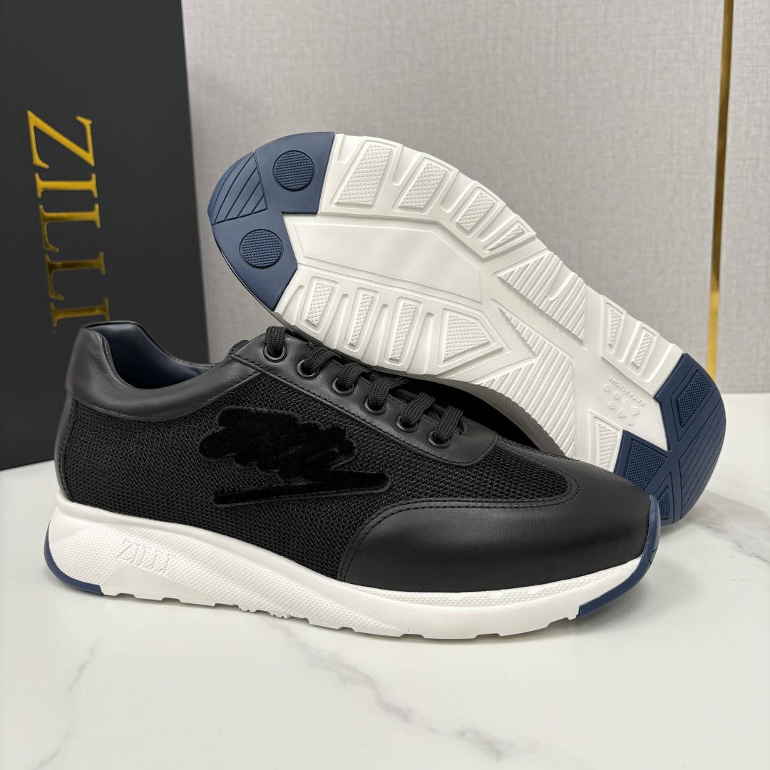 💋💍ZL家新品 Zill* 兹-利 是1970创立的法国高奢男装品牌 轻奢运动休闲鞋 | 高定质感的“通