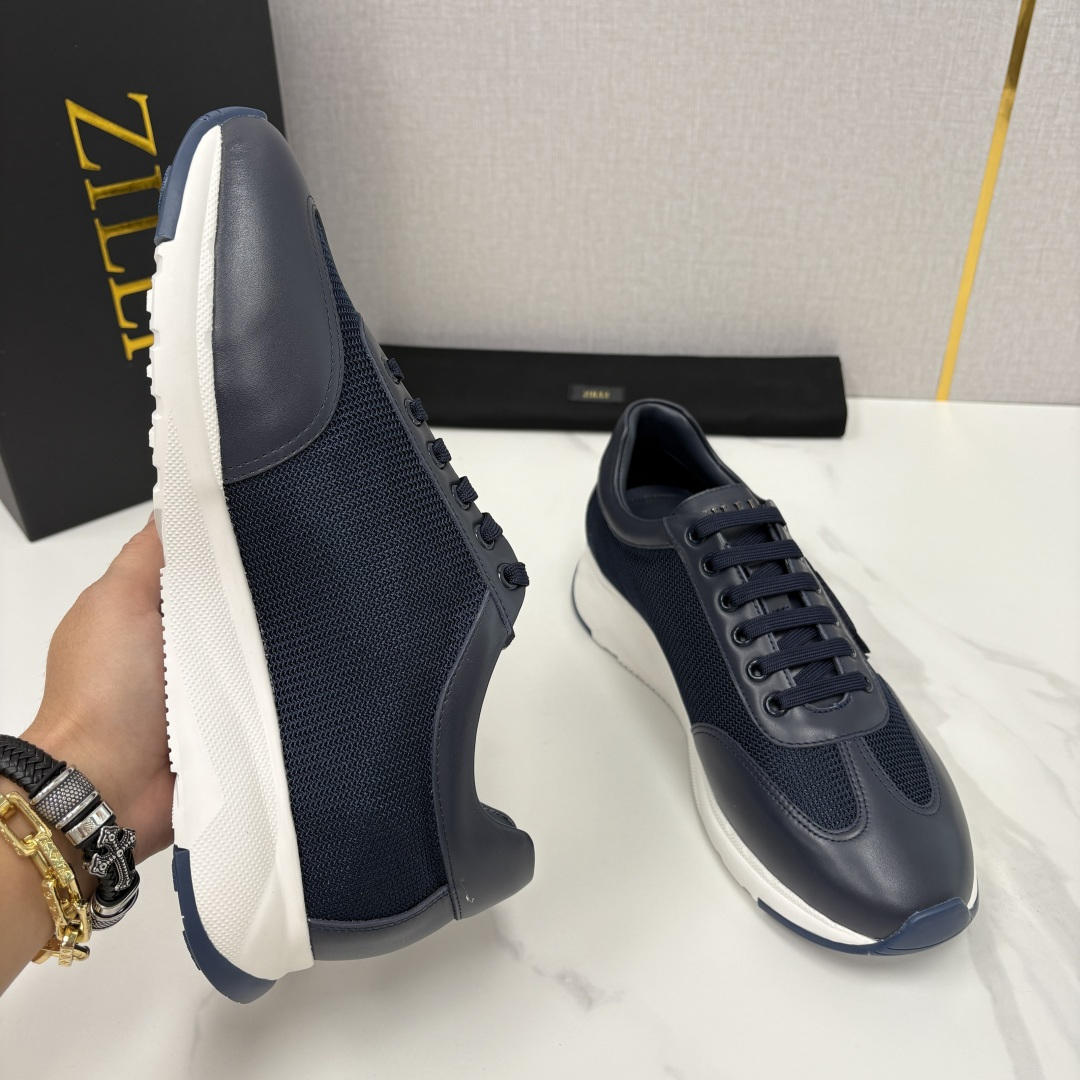 💋💍ZL家新品 Zill* 兹-利 是1970创立的法国高奢男装品牌 轻奢运动休闲鞋 | 高定质感的“通