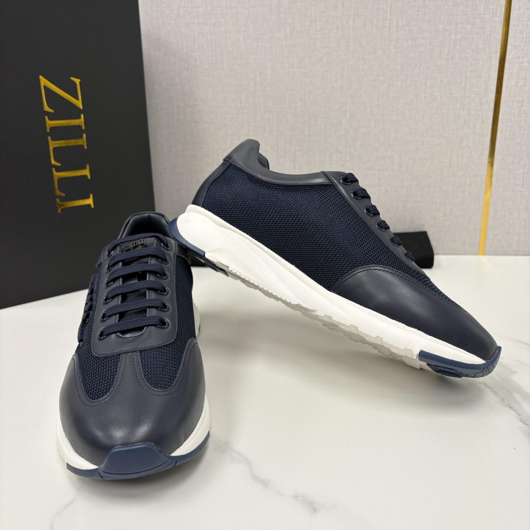 💋💍ZL家新品 Zill* 兹-利 是1970创立的法国高奢男装品牌 轻奢运动休闲鞋 | 高定质感的“通
