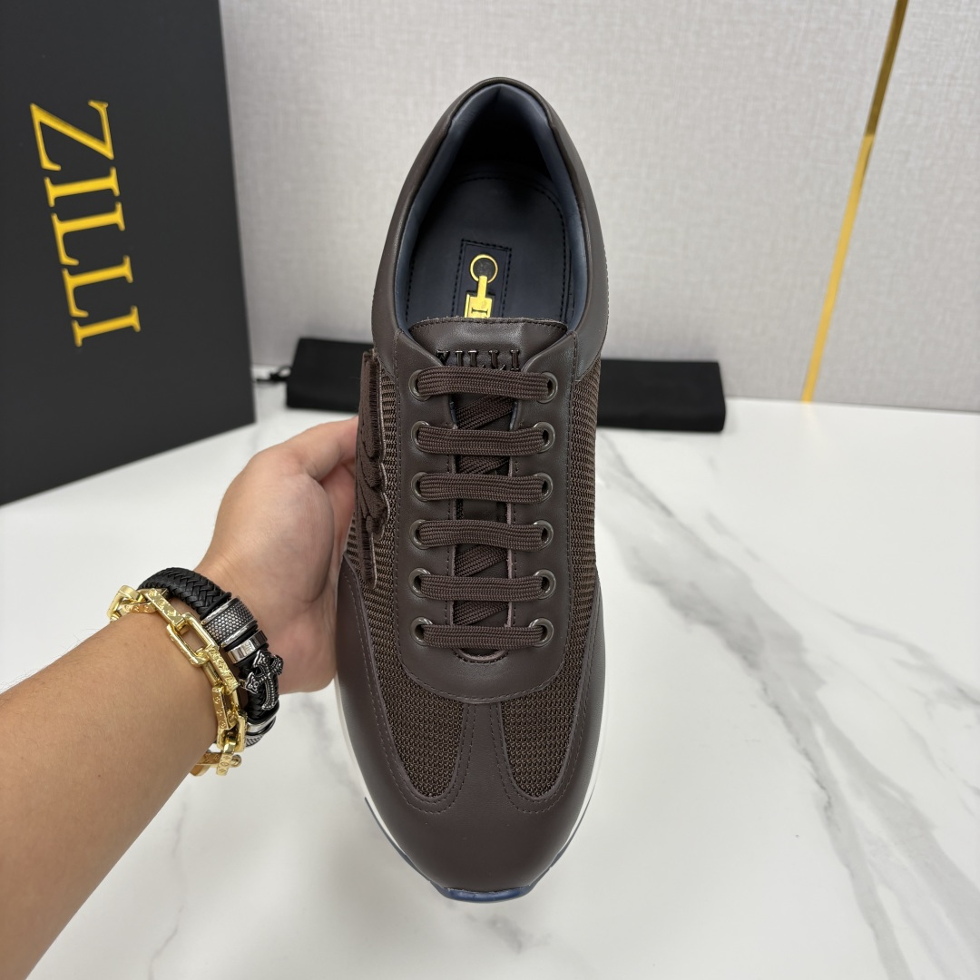 💋💍ZL家新品 Zill* 兹-利 是1970创立的法国高奢男装品牌 轻奢运动休闲鞋 | 高定质感的“通