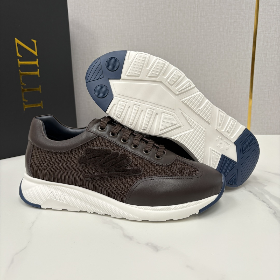 💋💍ZL家新品 Zill* 兹-利 是1970创立的法国高奢男装品牌 轻奢运动休闲鞋 | 高定质感的“通