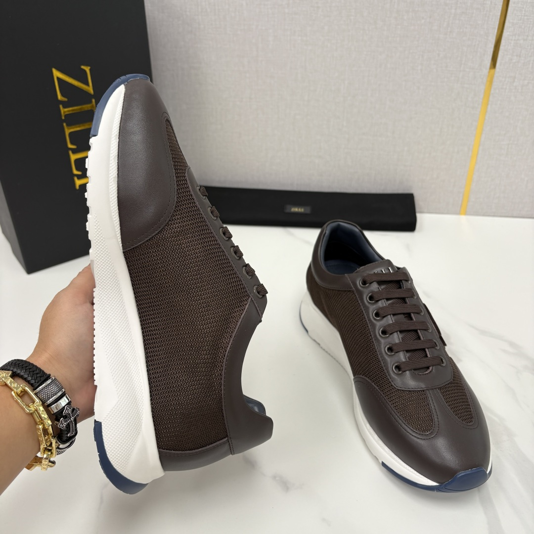 💋💍ZL家新品 Zill* 兹-利 是1970创立的法国高奢男装品牌 轻奢运动休闲鞋 | 高定质感的“通
