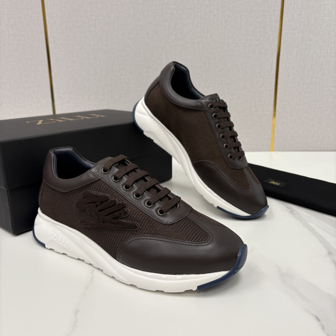 💋💍ZL家新品 Zill* 兹-利 是1970创立的法国高奢男装品牌 轻奢运动休闲鞋 | 高定质感的“通