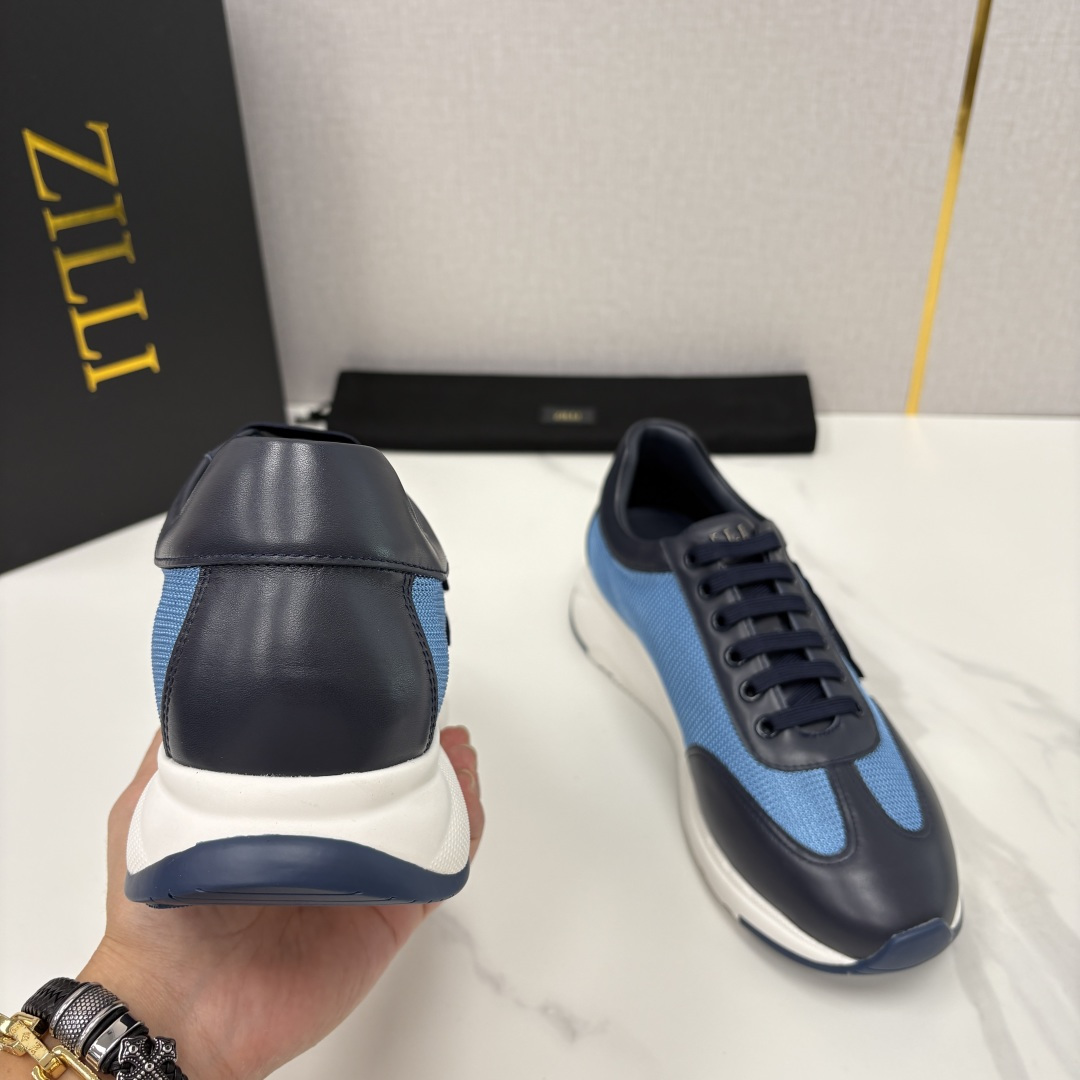 💋💍ZL家新品 Zill* 兹-利 是1970创立的法国高奢男装品牌 轻奢运动休闲鞋 | 高定质感的“通
