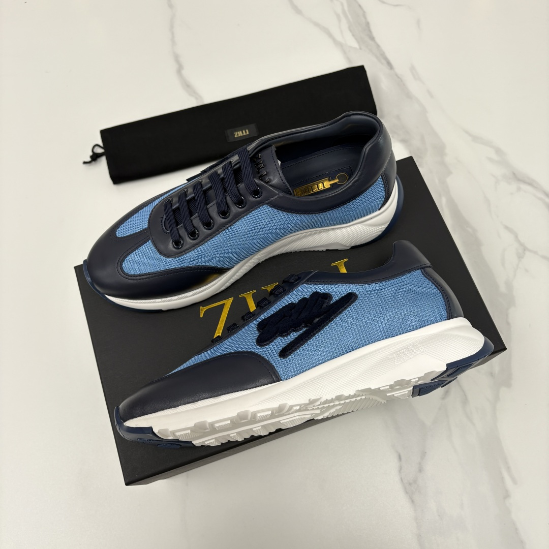 💋💍ZL家新品 Zill* 兹-利 是1970创立的法国高奢男装品牌 轻奢运动休闲鞋 | 高定质感的“通