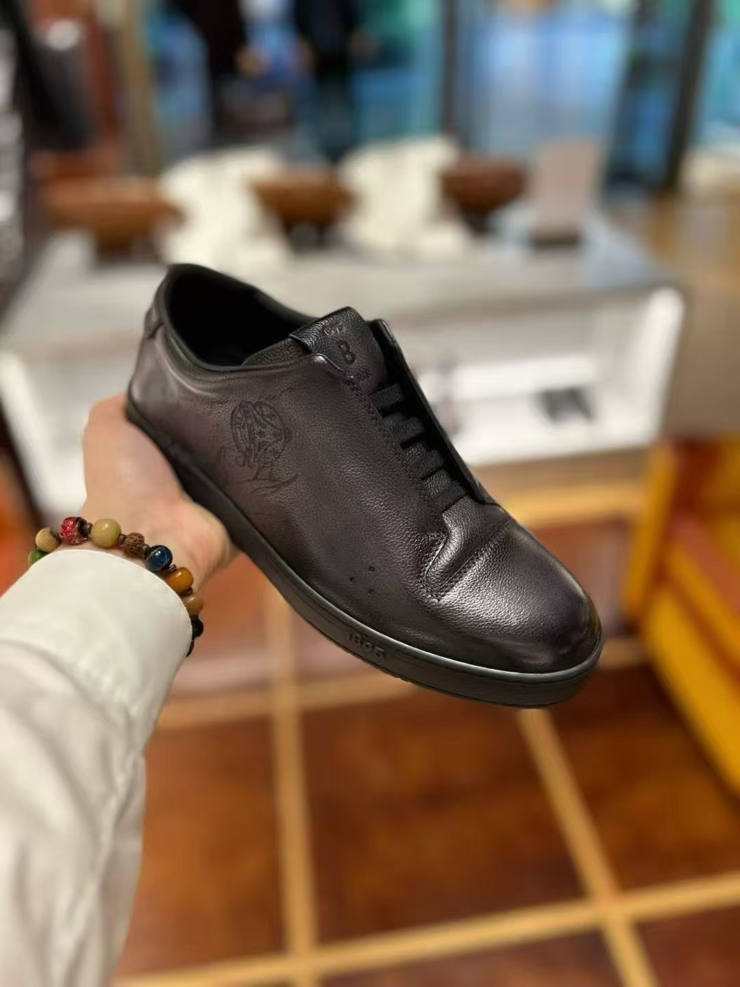 💋 💍 Berlut* 布鲁提 Playtime Venezia Softy 柔软小牛皮低帮运动鞋 轻奢