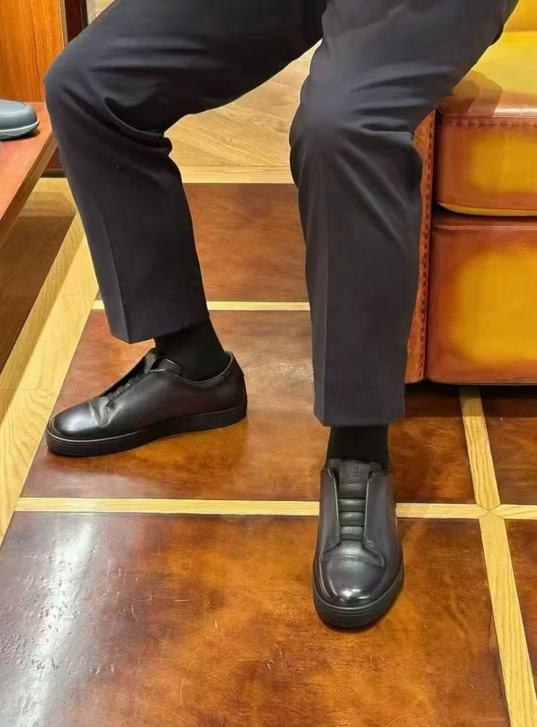 💋 💍 Berlut* 布鲁提 Playtime Venezia Softy 柔软小牛皮低帮运动鞋 轻奢