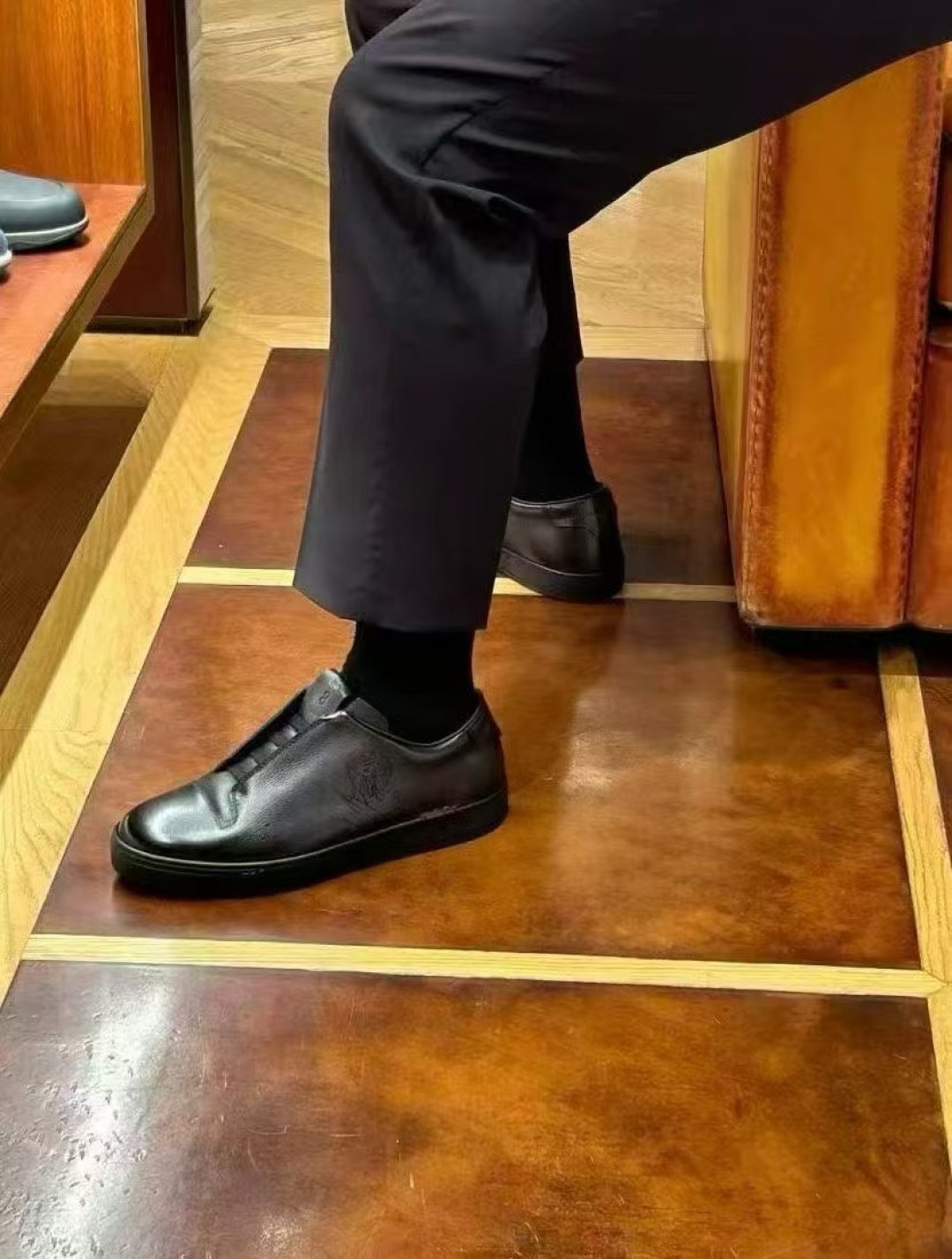 💋 💍 Berlut* 布鲁提 Playtime Venezia Softy 柔软小牛皮低帮运动鞋 轻奢