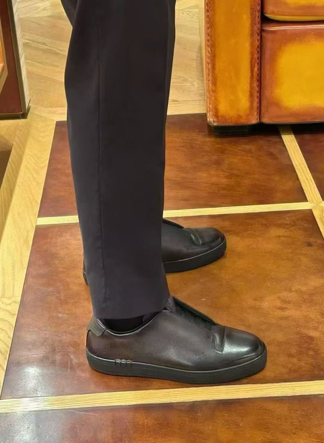 💋 💍 Berlut* 布鲁提 Playtime Venezia Softy 柔软小牛皮低帮运动鞋 轻奢