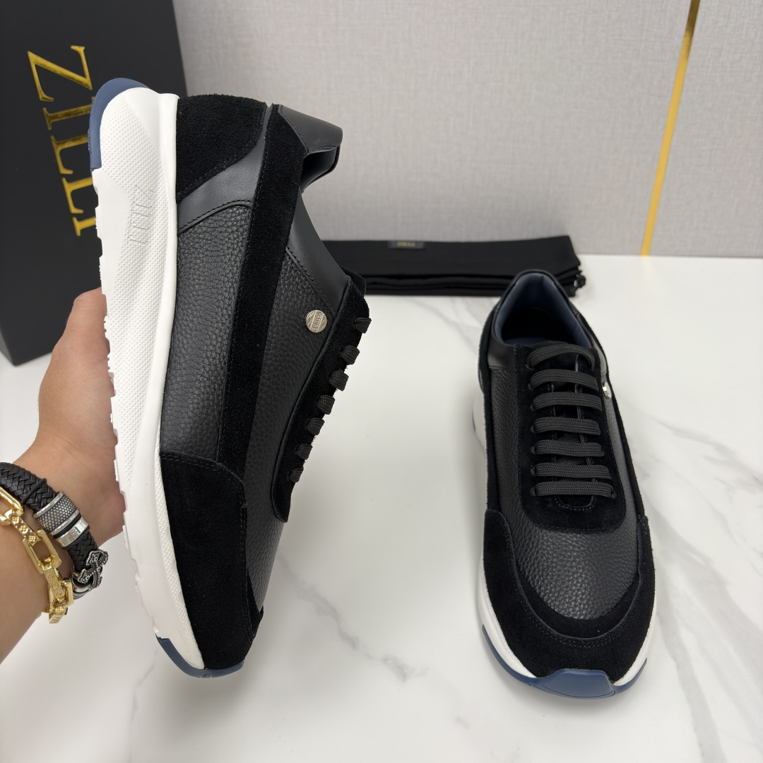 💋💍ZL家新品 Zill* 兹-利 是1970创立的法国高奢男装品牌 轻奢运动休闲鞋 | 高定质感的“通